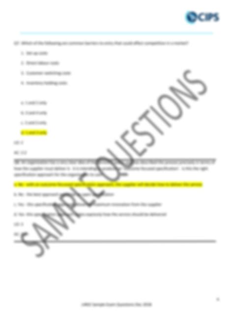 Cips Computer-Based Exams Sample 的图像结果