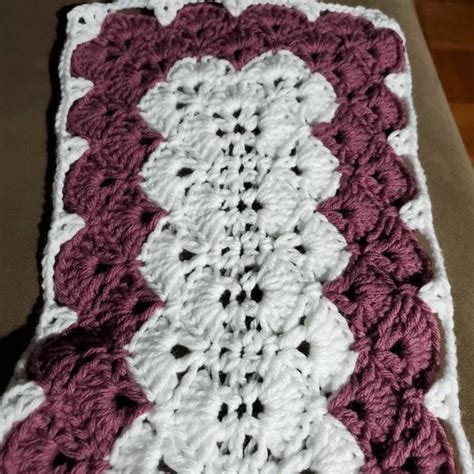 Image result for Rectangle Shell Blanket Crochet Pattern
