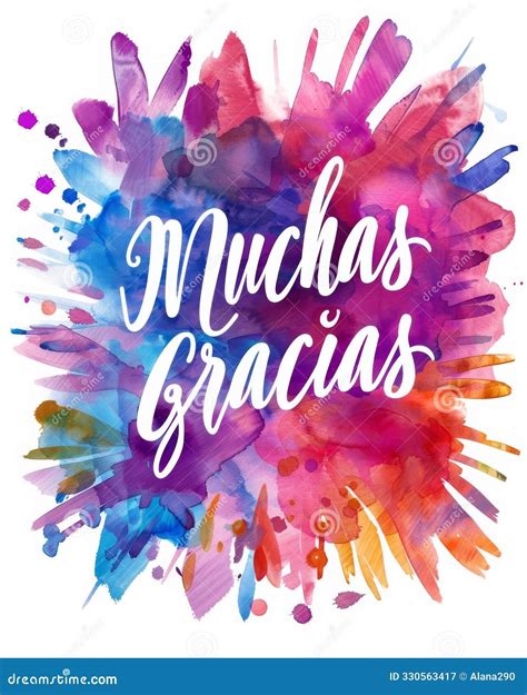 Muchas Gracias - Thank You Very Much in Spanish. Modern Calligraphy ...