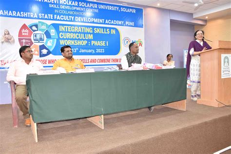 MSFDA, Skill Development Center, Punyashlok Ahilyadevi Holkar Solapur ...