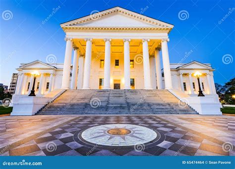 Richmond Virginia State Capitol Stock Photo - Image of facade, scene: 65474464