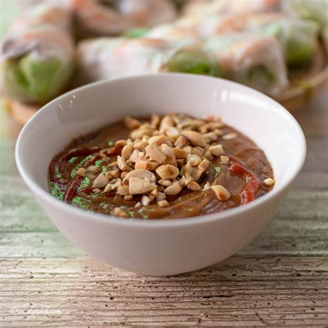 Vietnamese Peanut Dipping Sauce for Spring Rolls (Tương Chấm Gỏi Cuốn ...