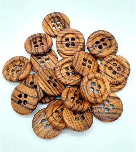 Wood Clothing Buttons - For Sewing, Crafts, Jackets & More | Sterling ...