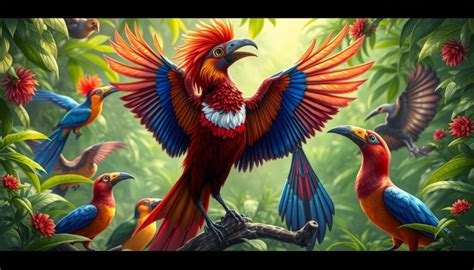 Flamboyant Courtship Displays in Animal Kingdom