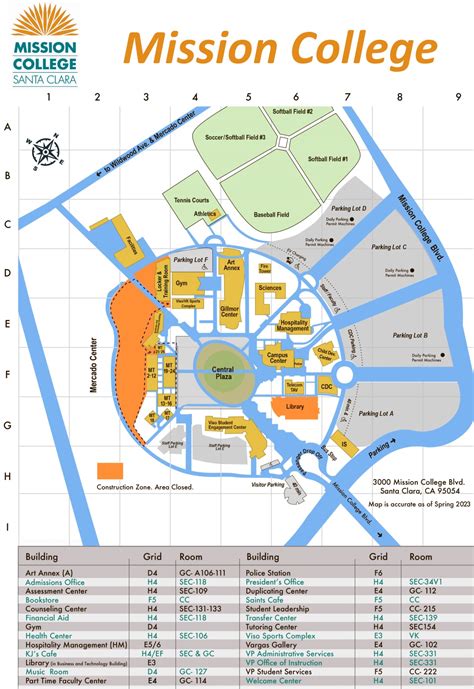 Santa Clara University Campus Map - All Maps