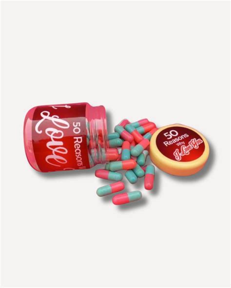 50 Reasons Why I Love You Capsules Romantic Gift for Couples – Rainvas