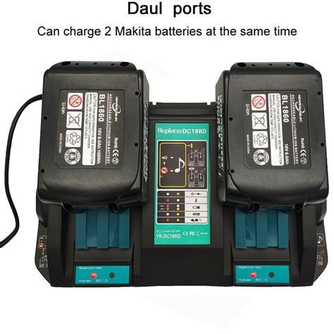 Makita DC18RD 18V LXT Lithium‑Ion Dual Port Battery Charger for sale ...
