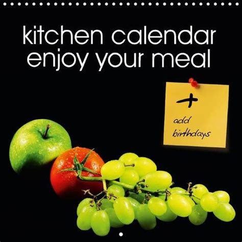 Buy kitchen calendar enjoy your meal 2016: kitchen calendar for adding ...