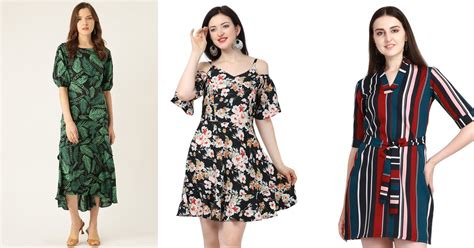 Shop For The Best Local Brands In Printed Dresses Starting At INR 599 ...