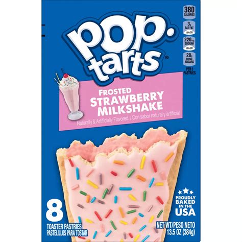 Pop-Tarts Frosted Strawberry Milkshake Toaster Pastries, 13.5 oz - Shop ...