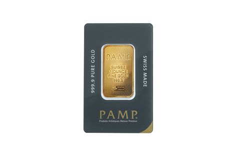 1 oz Gold Bar - Pamp Suisse - The Coin Hunter