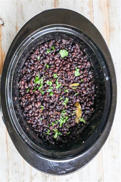 Crock Pot Black Beans · Easy Family Recipes