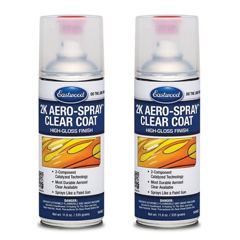 Eastwood 2k Aerosol Spray | Clear Coat Automotive Paint Aerosol Spray ...