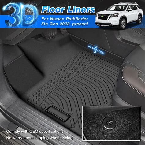 Snapklik.com : Cartist Custom Fit For Floor Mats 2022-2025 2026 Nissan ...