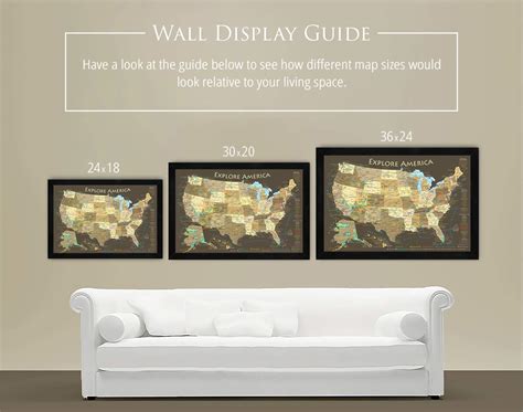 Buy Explore America USA Map with National Parks, Landmarks, Highest ...