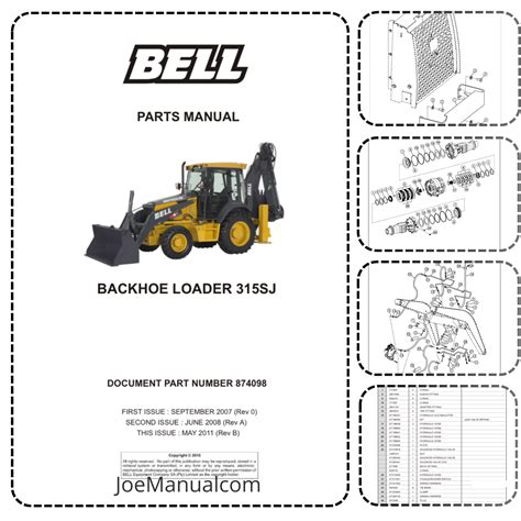 BELL 315SJ MKI Backhoe Loader Parts Manual