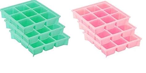 Buy TYSSCHO Ice Cube Trays, 6 Pack Large Silicone Ice Cube Tray, Ice ...