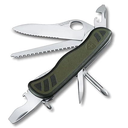 Victorinox Swiss Army Knife - Soldier Knife - 10 Functions, Multi ...