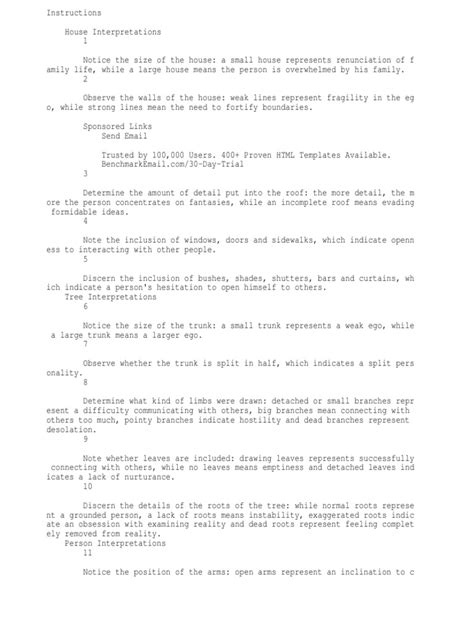 Image result for HTP Test PDF