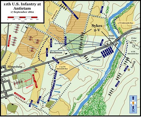 Map of battle of Antietam editorial Map Battle Antietam Atlas To ...