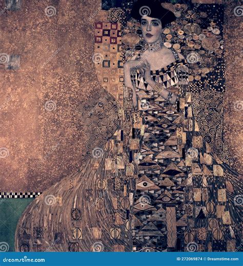 Retrato De Adele Blochbauer I 1907 Gustav Klimt Una Hermosa Obra De Arte De Un Famoso Pintor ...