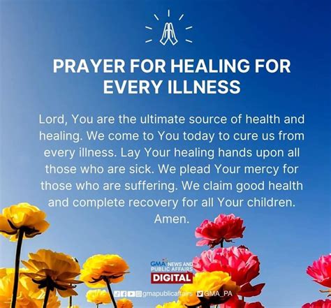 22 powerful prayers for healing – Artofit