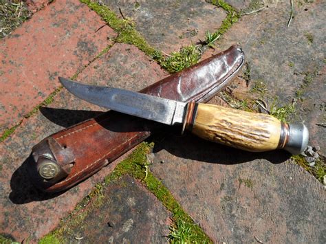 Four Bees: Baron Hunting Knife, Solingen Germany 1950's to 1960's