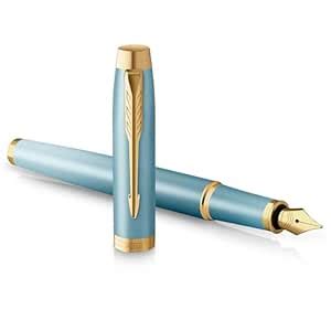 PARKER IM Writing Rituals Fountain Pen Green Case with Colour Gradient ...