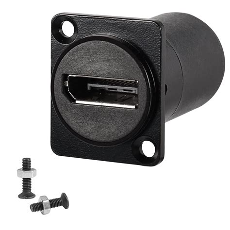 Buy QIANRENON DP1.4 Feedthrough Connector 8k@60hz DisplayPort Female to ...
