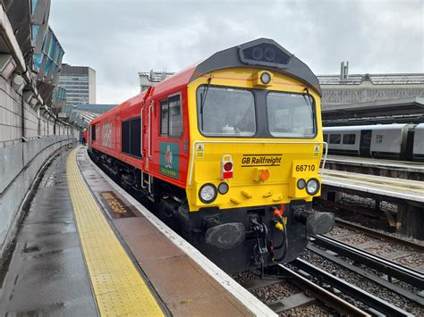 General Motors (EMD) Class 66 No. 66710 - The Bluebell Railway in Sussex