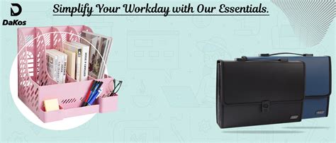 DaKos Plastic 4 Compartments File Rack Paper Holder, Desktop Organizers ...