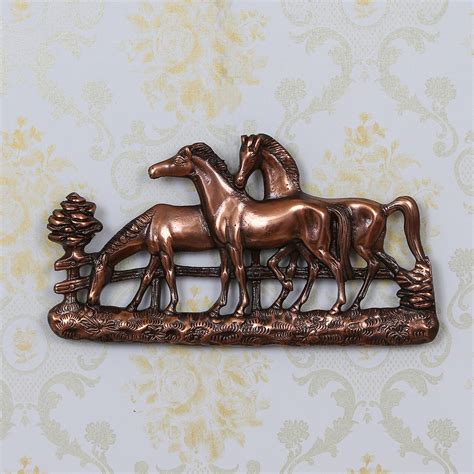 Set of 3 Horses Decorative Wall Hanging - eCraftIndia Online