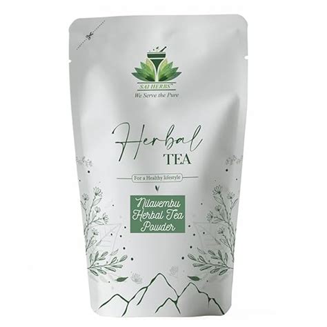 SAI HERBS Nilavembu Herbal Tea Powder - Chirata, Kirayata, Kalmegh ...