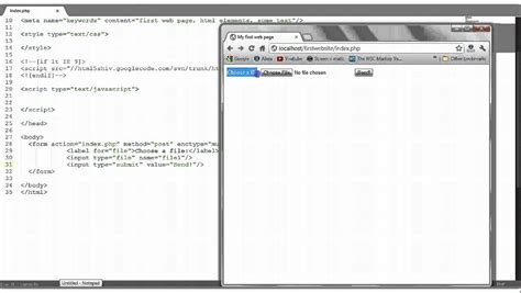 HTML Tutorial #9: File Upload Form - YouTube