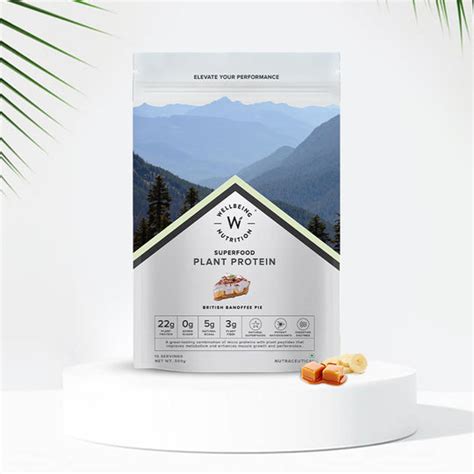 British Banoffee Pie Superfood Plant Protein Powder with Complete Amino ...