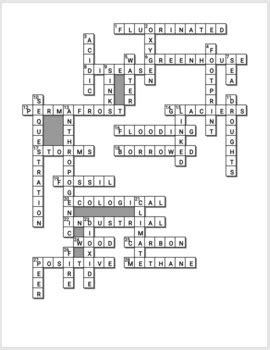 Climate Change Crossword Puzzle by Science from Murf LLC | TPT