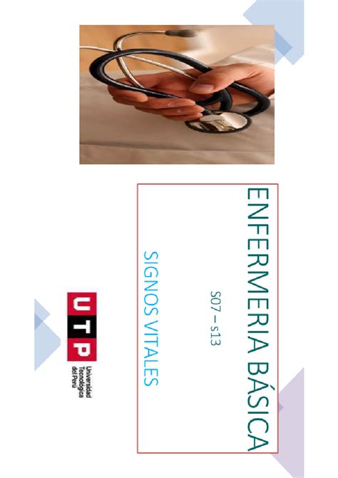 UTP+class Cursos - ayuda - ENFERMERIA BÁSICA S07 s13 SIGNOS VITALES ...