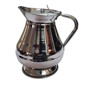 Stainless Steel Water/Juice Jug - 1400ml - 1pcs. (Dia: 10cm; Height ...