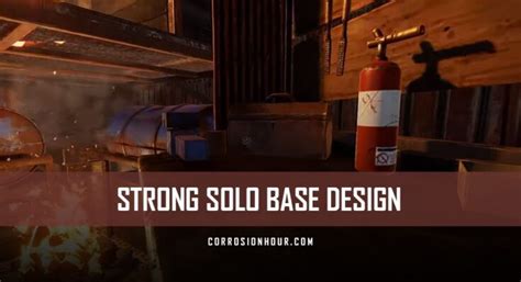 Strong Solo RUST Base Design (2020) - Solo Base Designs
