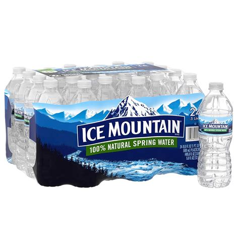 Buy Ice Mountain Brand Natural Spring Water,16.9 Fl Oz 24 Pack Online ...