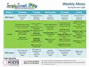 What to Expect From a Preschool Daycare Menu - Simply Smart Daycare ...