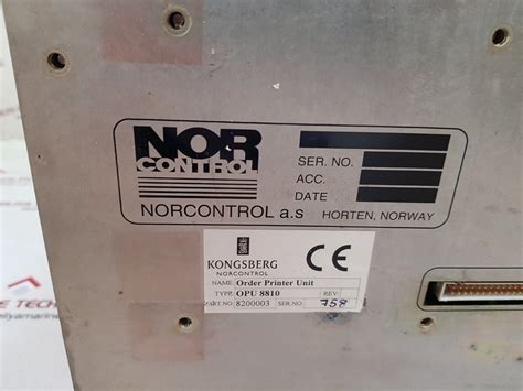 Kongsberg norcontrol opu 8810 order printer unit – Aeliya Marine
