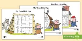Three Little Pigs | Sequencing Story Cards | Primary English