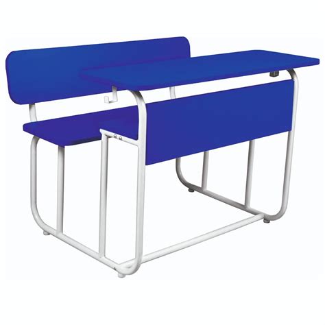 ALKOSIGN Dual Seater Bench with Back Support Desk - Sturdy Cast Iron ...