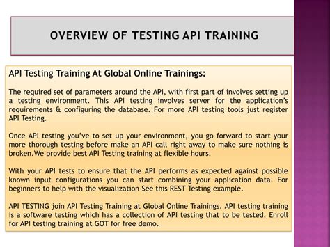 API Testing Online Training 的图像结果