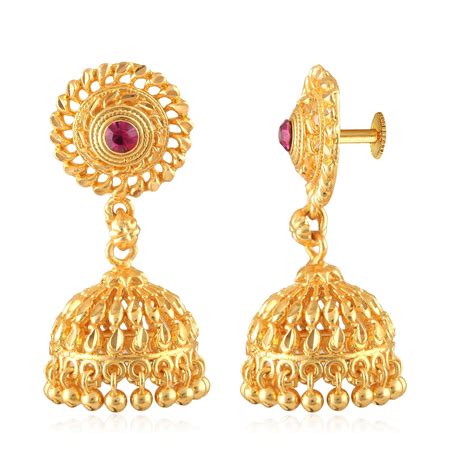 Buy MEENAZ Jhumki Jhumka Earrings for Women Girls Traditional Temple 1 ...