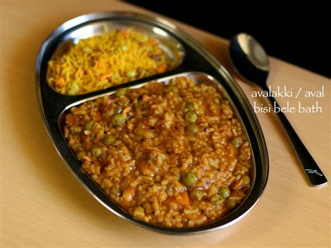 avalakki bisi bele bath recipe | aval bisi bele bath recipe | avalakki ...