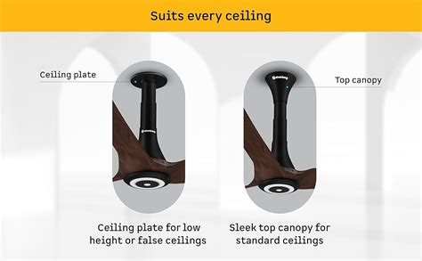 Buy atomberg Aris Starlight 1200mm BLDC Ceiling Fan with Underlight ...