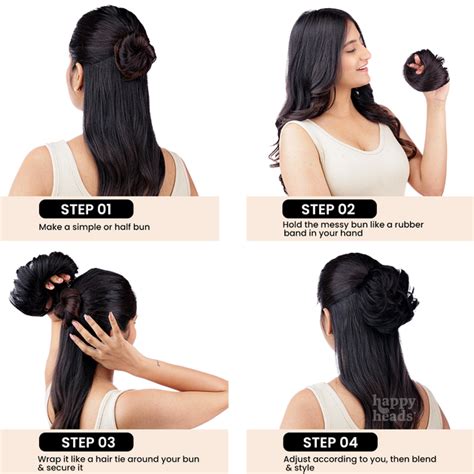 Effortless Messy Bun – Happy Heads