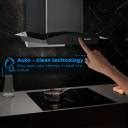 FABER HOOD ALPHA IN HC PB FL BK 60 Auto Clean Curved Glass 60 cm ...